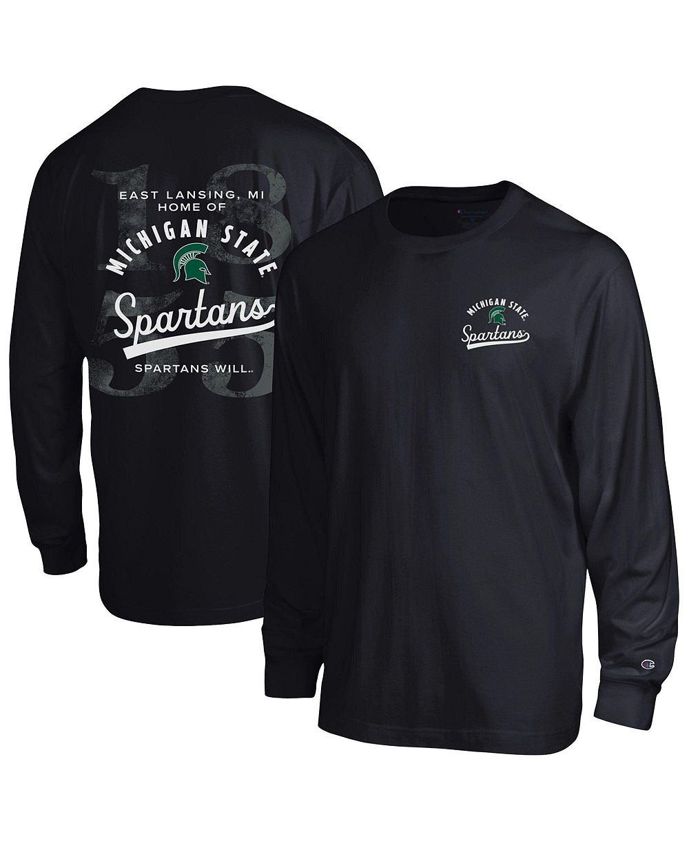 Мужская футболка Champion Michigan State Spartans Laminated All-Star Long-Sleeve Relaxed-Fit