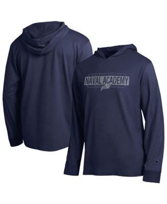 Champion Мужская темно-синяя футболка с длинным рукавом и капюшоном Midshipmen Gradient All-Star