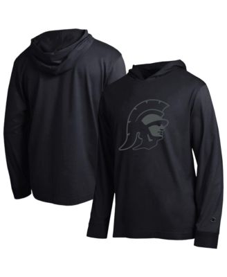 Champion Men's USC Trojans Tonal All-Star Hooded Dropped-Shoulder Long-Sleeve T-Shirt