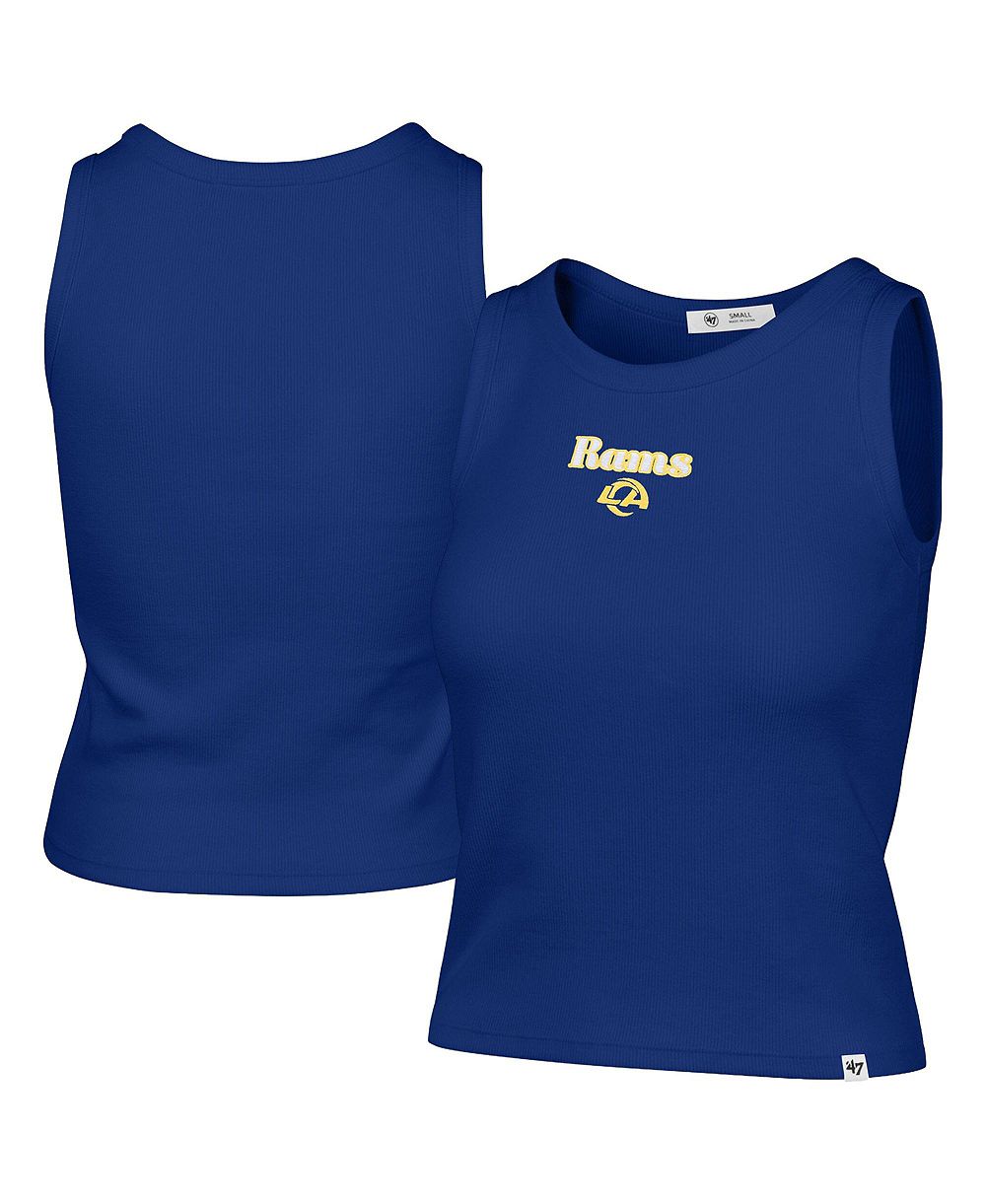 Женский кроп-топ '47 Brand Los Angeles Rams Ribbed Cotton-Blend