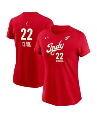 Женская футболка Nike с коротким рукавом и круглым вырезом, Caitlin Clark, Indiana Fever