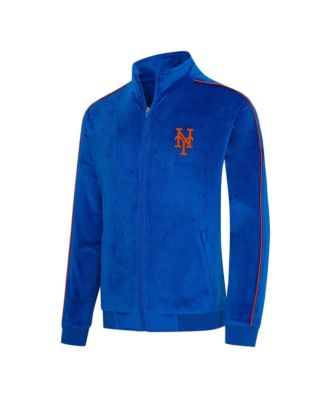 College Concepts мужская бархатная куртка с полной молнией New York Archives Royal