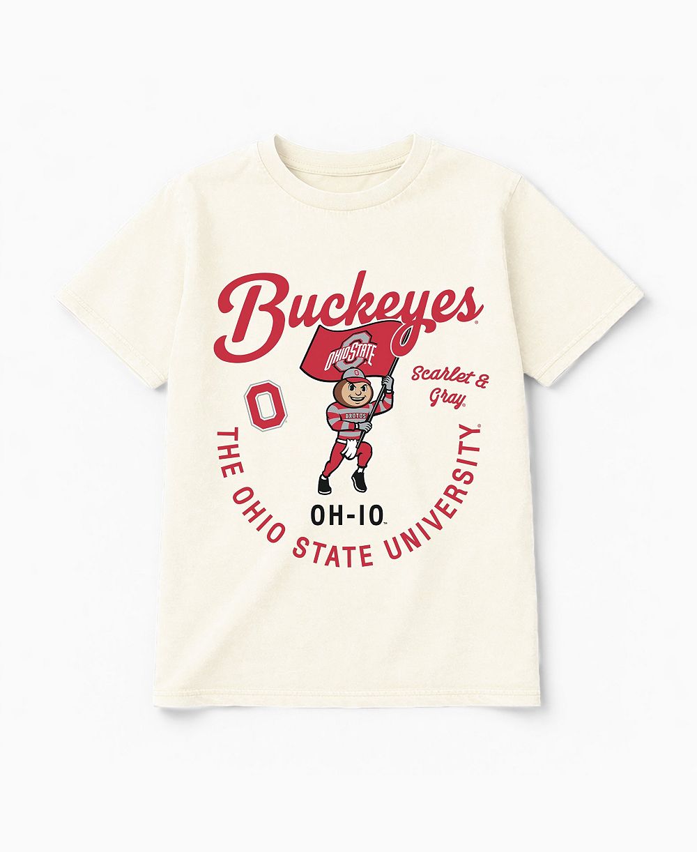 Женская классическая футболка Gameday Couture с принтом «You Know Our Name» и логотипом Ohio State Buckeyes