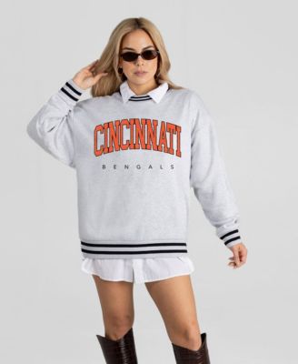 Gameday Couture Women's Cincinnati Bengals Oversized Pullover Sweatshirt