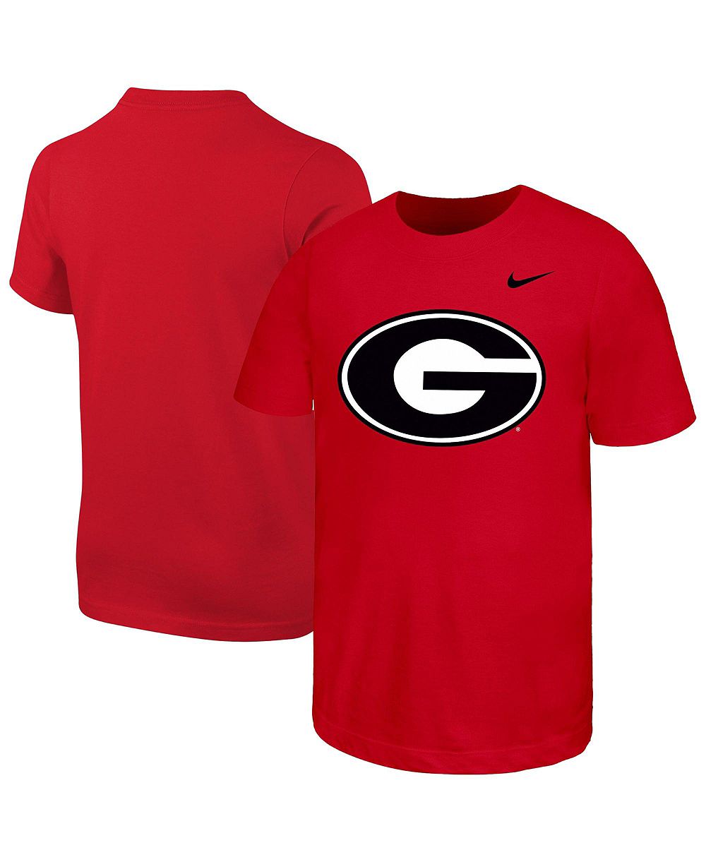 Nike Детская футболка с логотипом Georgia Bulldogs для мальчиков и девочек