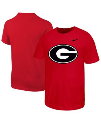 Nike Детская футболка с логотипом Georgia Bulldogs для мальчиков и девочек