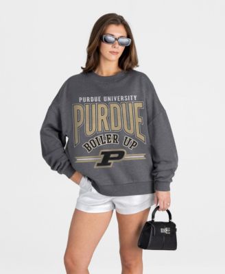 Gameday Couture Women's Purdue Boilermakers Oversized Drop-Shoulder Sweatshirt
