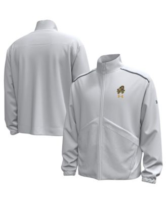 Мужская полная застегивающаяся куртка из ткани Wear Green цвета Notre Dame Fighting Irish