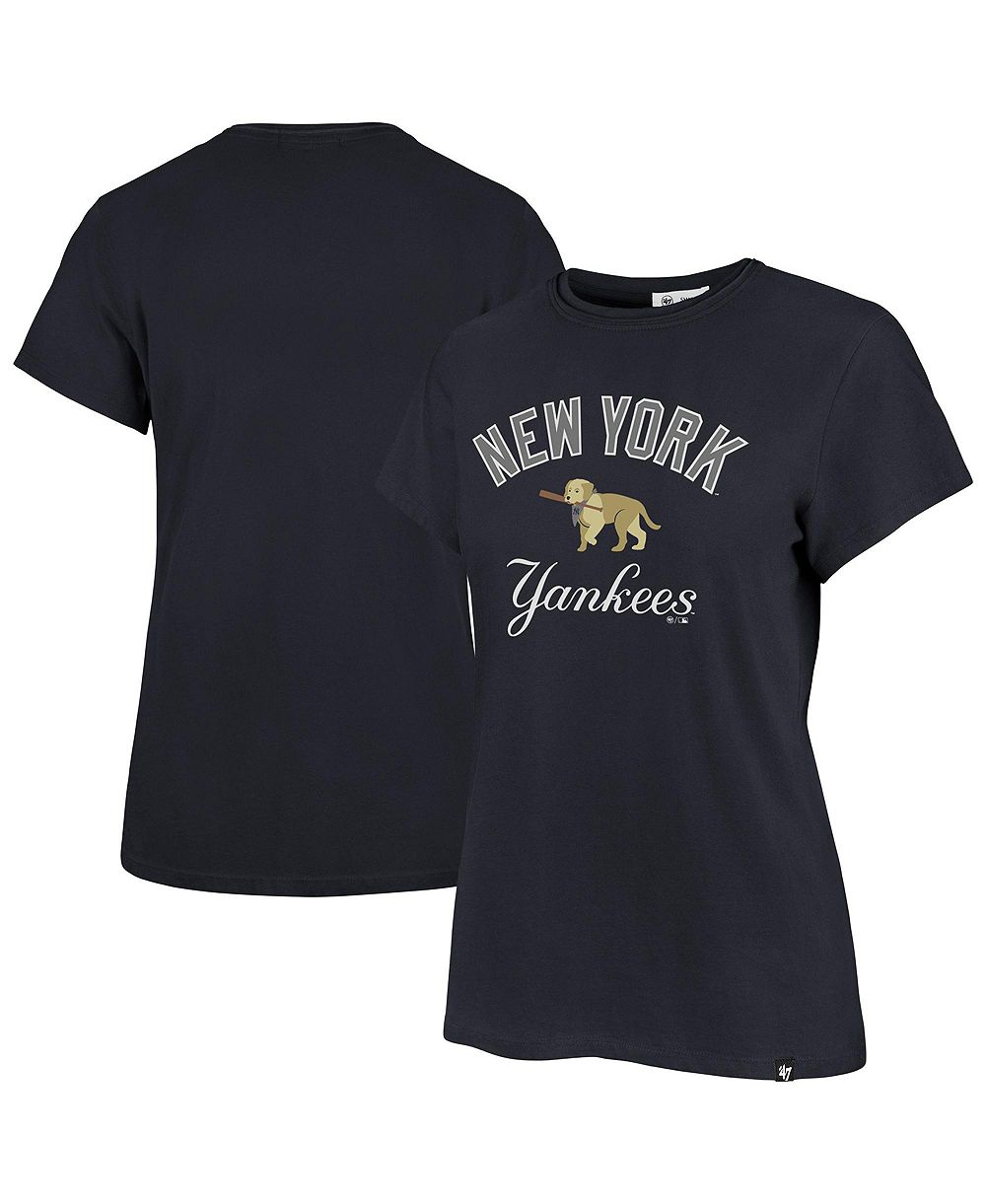 Женская хлопковая футболка '47 Brand New York Yankees Premier '47 Frankie Tee Short-Sleeve Crewneck