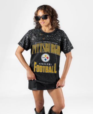 Женская футболка Gameday Couture Pittsburgh Steelers In the Zone с принтом и стразами