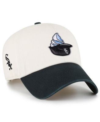 '47 Brand Men's Natural Chicago White Sox Single Swirl Ice Cream Helmet 2.0 Clean Up Adjustable Hat