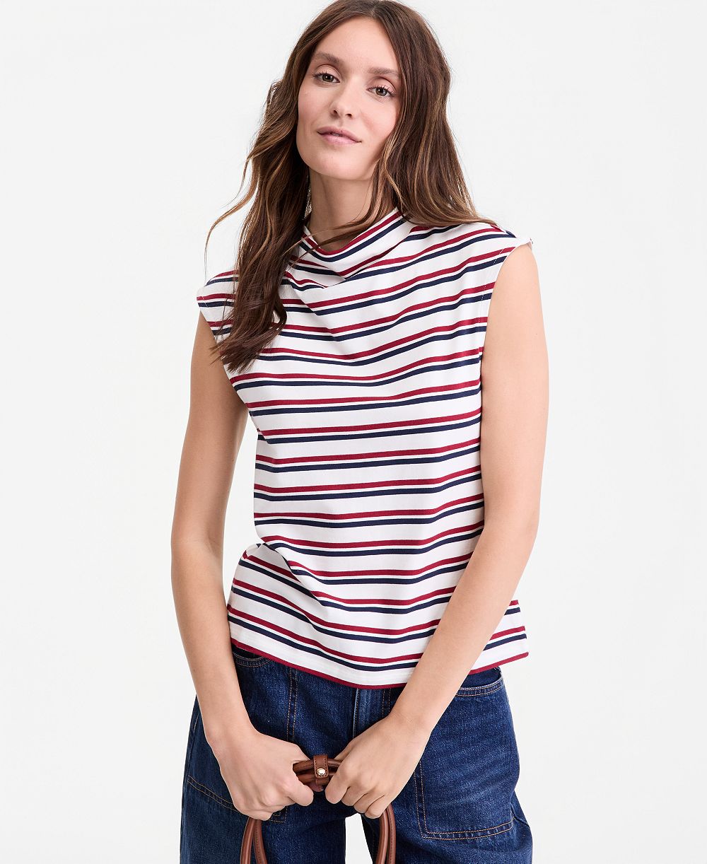 On 34th Women's Funnel Neck Sleeveless T-Shirt, Macy's Exclusive