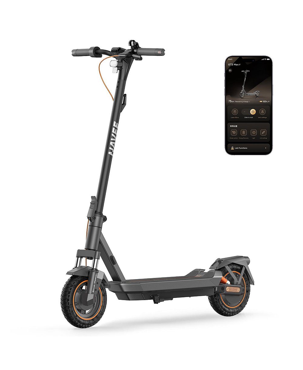 NAVEE GT3 Max Electric Scooter with 46.6miles Max Operating Range and 20mph Max Speed