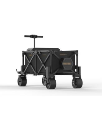 NAVEE Wagon 4X Electric Utility Cart, 4WD, 9.3 Miles Max Range, 10 MPH Max Speed, 3000W Peak Power, Foldable