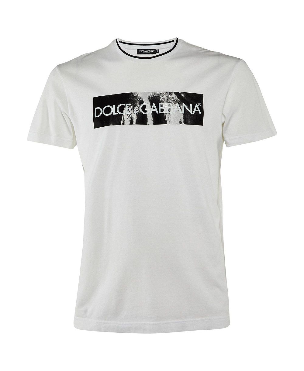 Pre-Owned Dolce & Gabbana Women's Logo Graphic Cotton T-Shirt