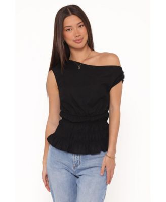 Petal and Pup Women's Lia Off-Shoulder Sleeveless Cotton-Blend Top