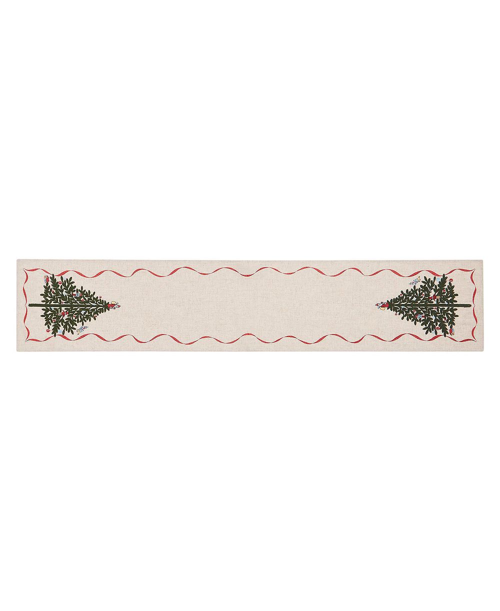 Spode дорожная скатерть Holiday Tree, 14" x 72"