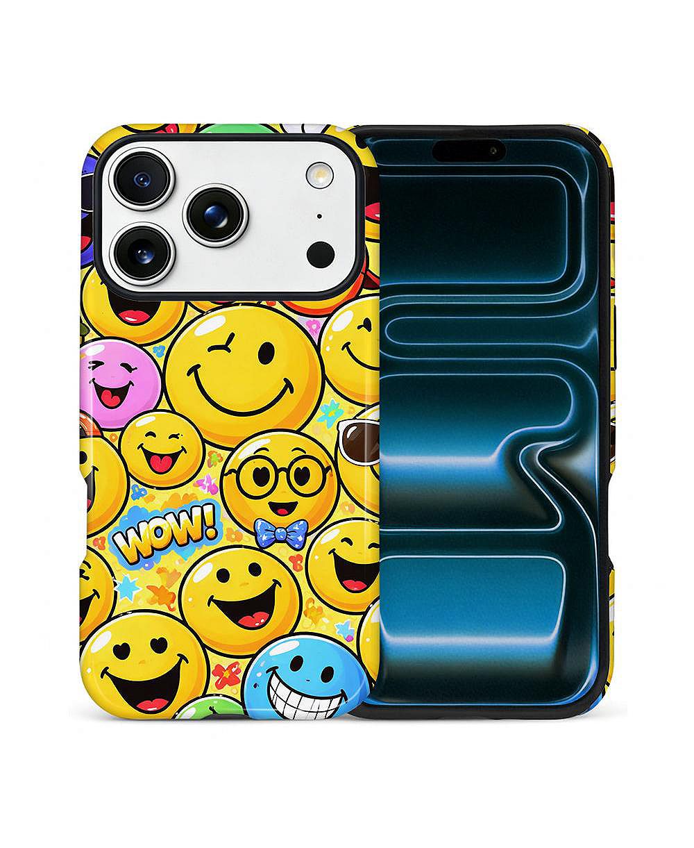 Чехол для телефона Lisen для Apple iPhone 15 Plus, 2-слойный прочный, Smile Riot