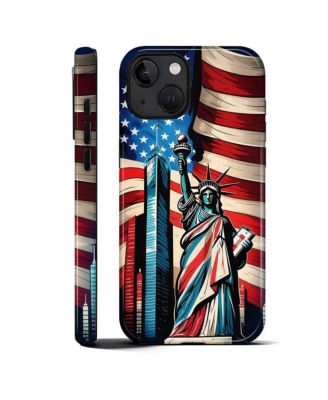 Lisen Чехол для телефона Apple iPhone 15 Plus, 2-слойный прочный, Liberty Skyline