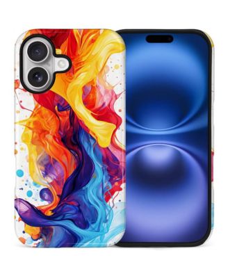 Lisen Phone Case Compatible with Apple iPhone, 2-Layer Durable, Color Tension
