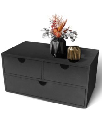 Black-3 drawers