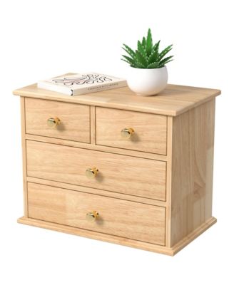 Natural oak 4 drawers