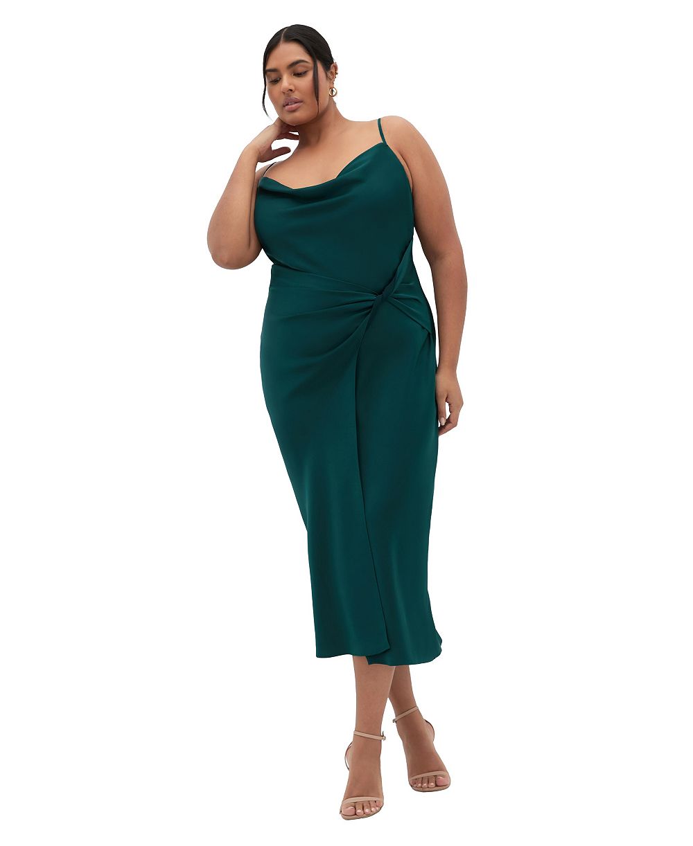 Платье-комбинация Adelina Twist Plus Size CITY CHIC