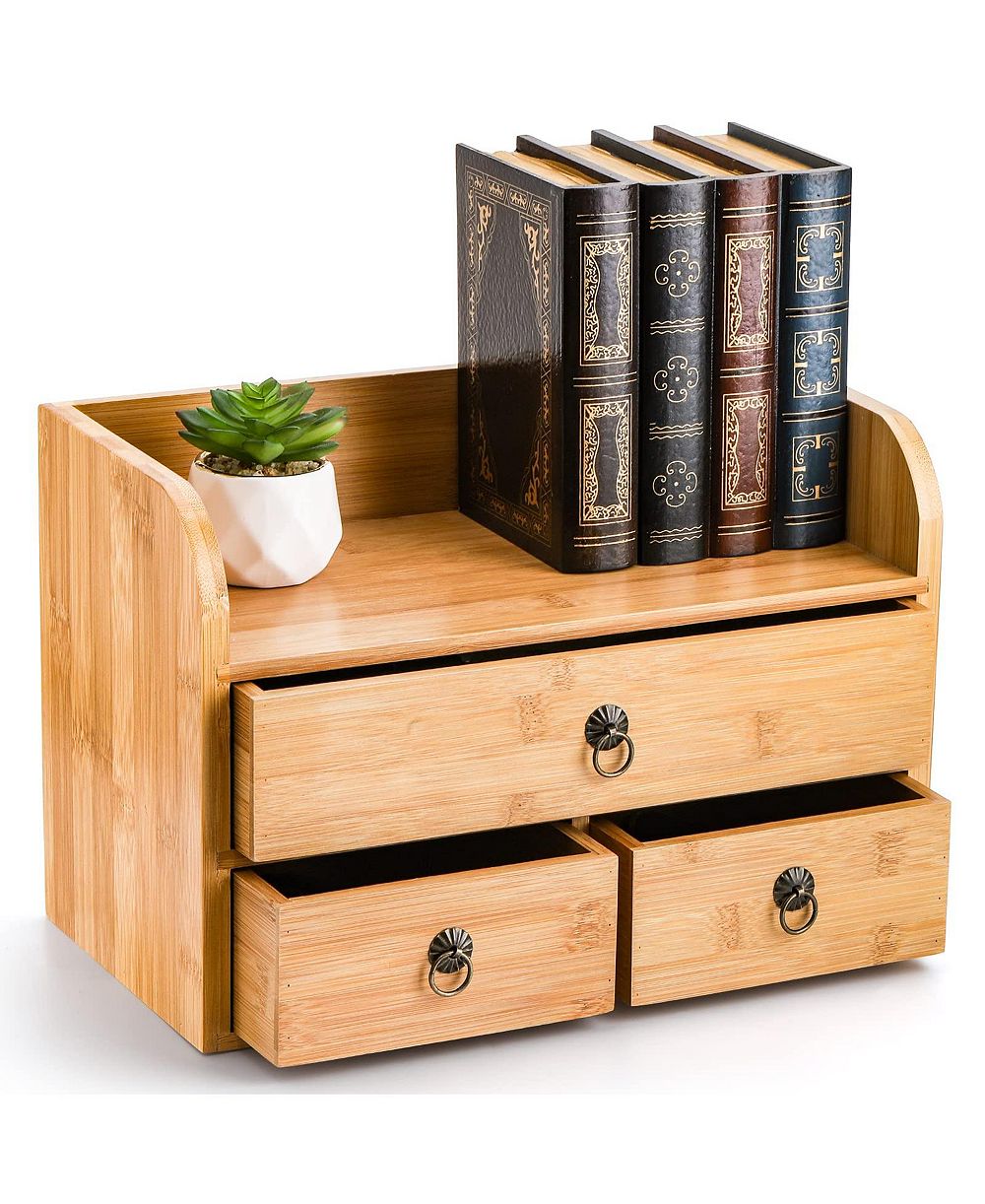 DANRONG 3 Tier Desk Organizer With Drawers Multifunctional Storage For Home Office