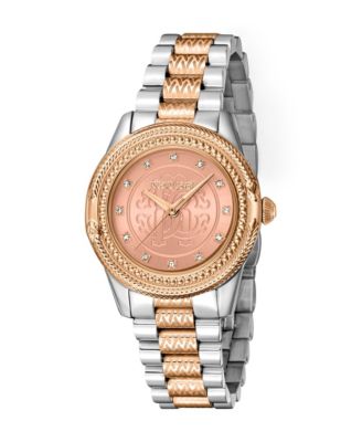 Roberto Cavalli Women's Snake Core Quartz Stainless Steel Bracelet Watch