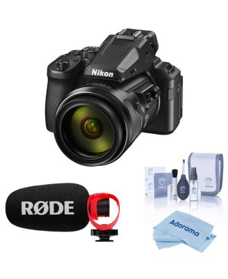 Nikon COOLPIX P950 цифровая камера с микрофоном Rode VideoMicro II и набором для чистки
