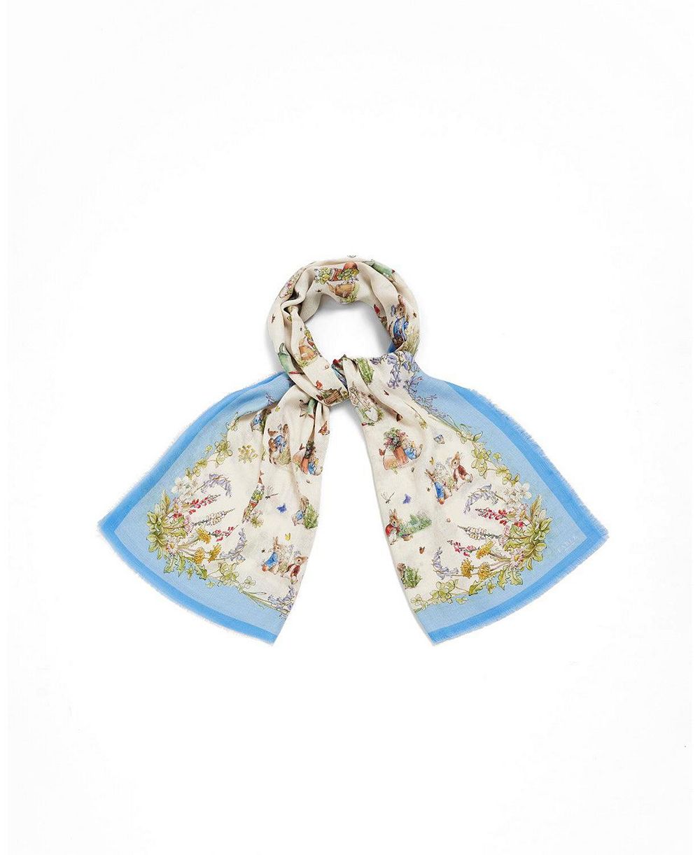 Fable England Women's Peter Rabbit Rectangle Scarf