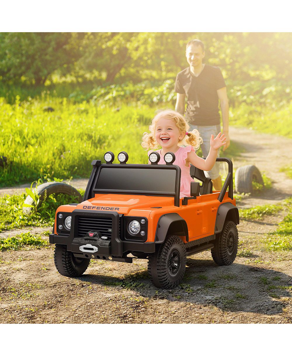 SEVORLEY детский электромобиль Land Rover Defender 110 SVX 12V с пультом управления и LED светом