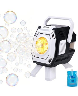 Bruce & Shark Portable Bubble Machine With Lights, Ages 3+