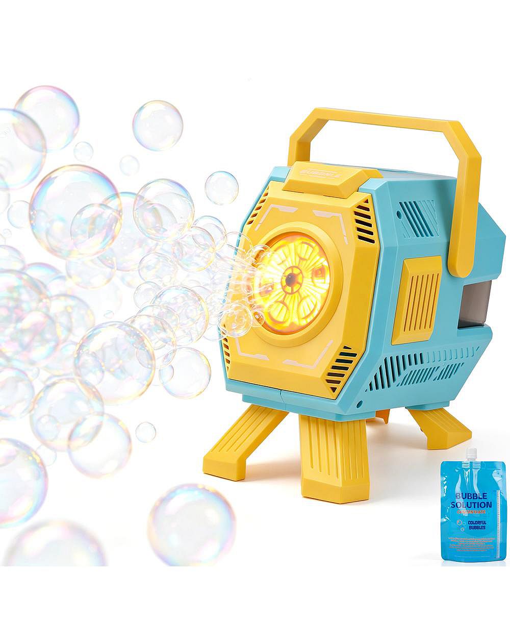 Bruce & Shark Portable Bubble Machine With Lights, Ages 3+