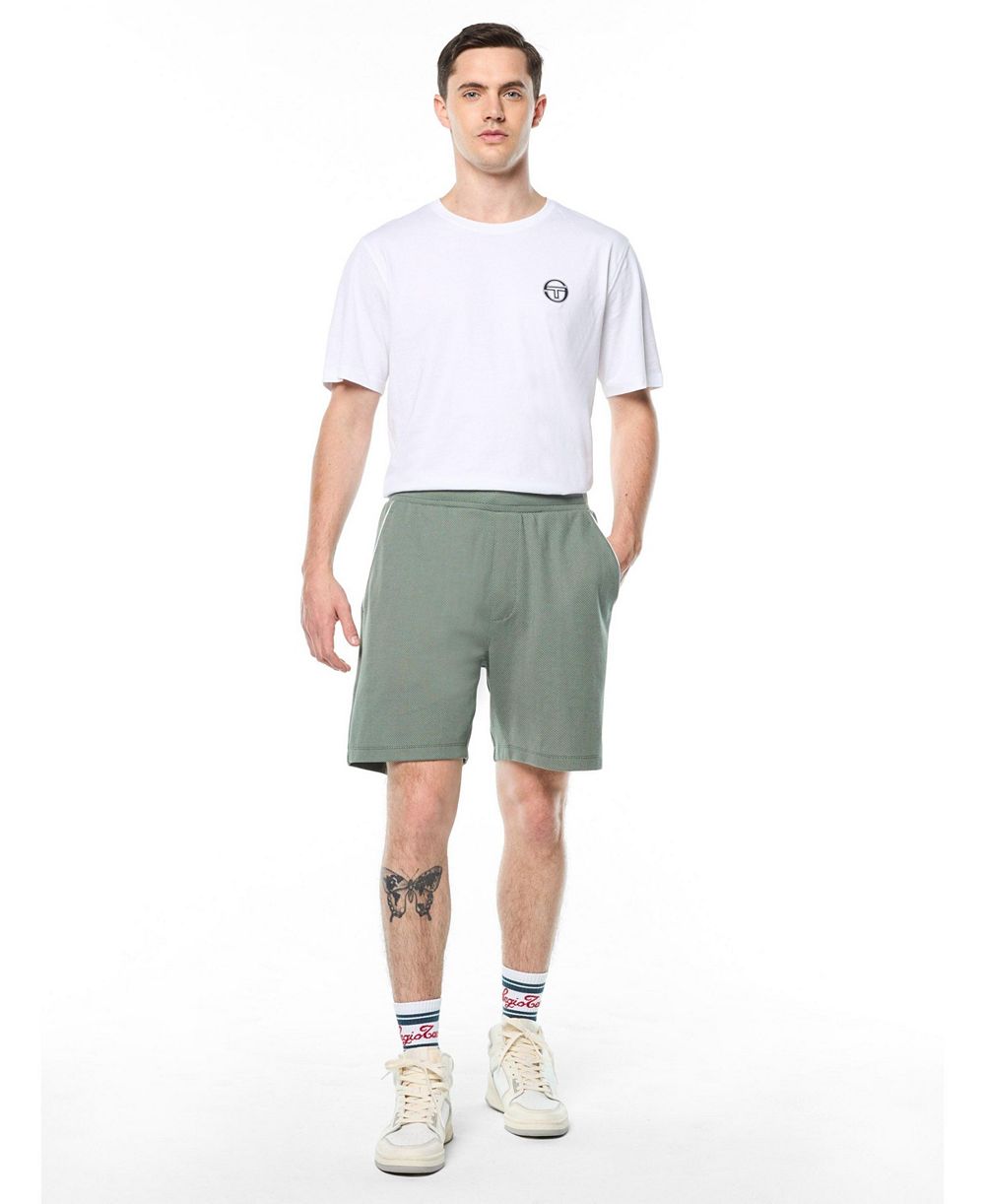 Sergio Tacchini Men's Premium-Knit Regular-Fit Pull-On Agiato Shorts, 6" Inseam