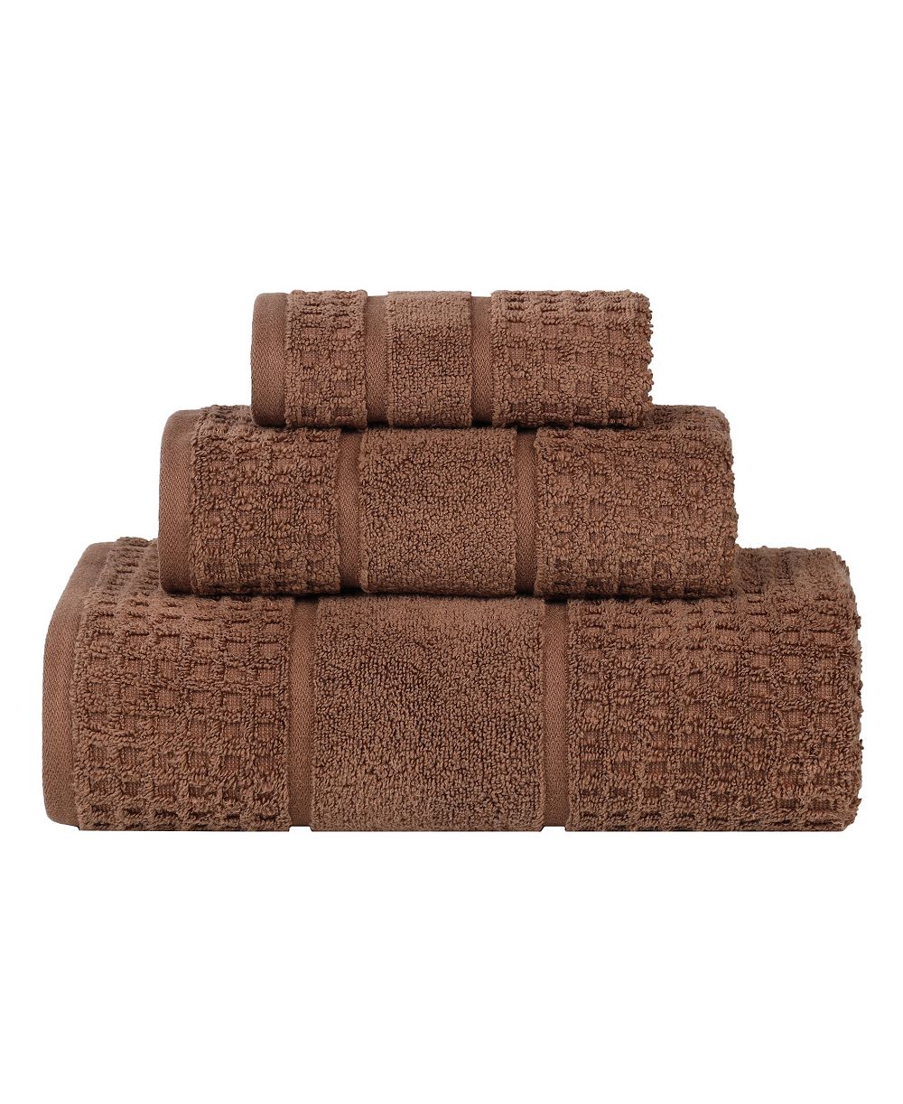 Superior набор полотенец Napa Zero Twist Waffle Honeycomb Plush Soft Absorbent, 3 шт., плюшевые, мягкие, впитывающие, без скручивания