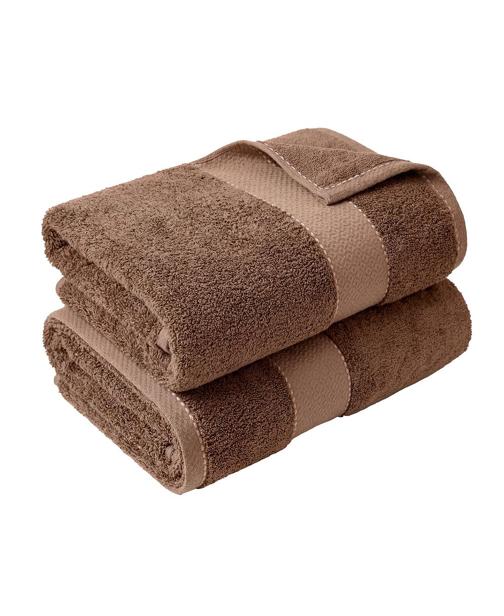 Superior набор из 2 ванных полотенец Niles Egypt Produced Giza Dobby Ultra-Plush Thick Soft Absorbent, произведено в Египте, сверхмягкие, плотные, впитывающие