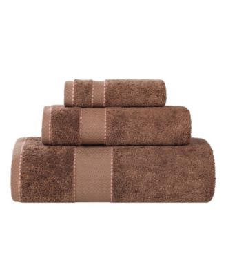 Superior Niles Egypt Produced Giza Dobby Ultra-Plush Thick Soft Absorbent 3-Piece Towel Set