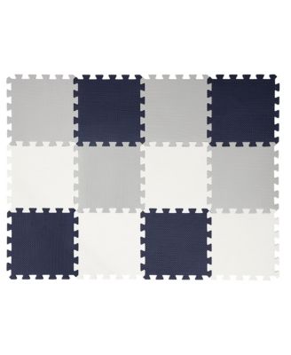 Easy Playhouse Interlocking Foam Tile Playmat, 12-Piece