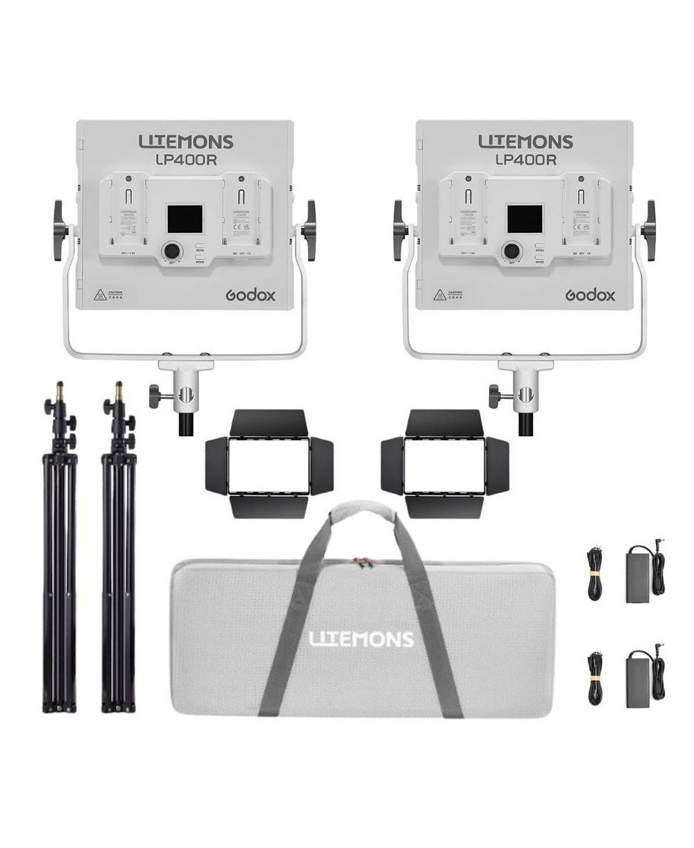 Godox Litemons LP400R Bluetooth-App-Control RGB LED 2-Light Panel Kit