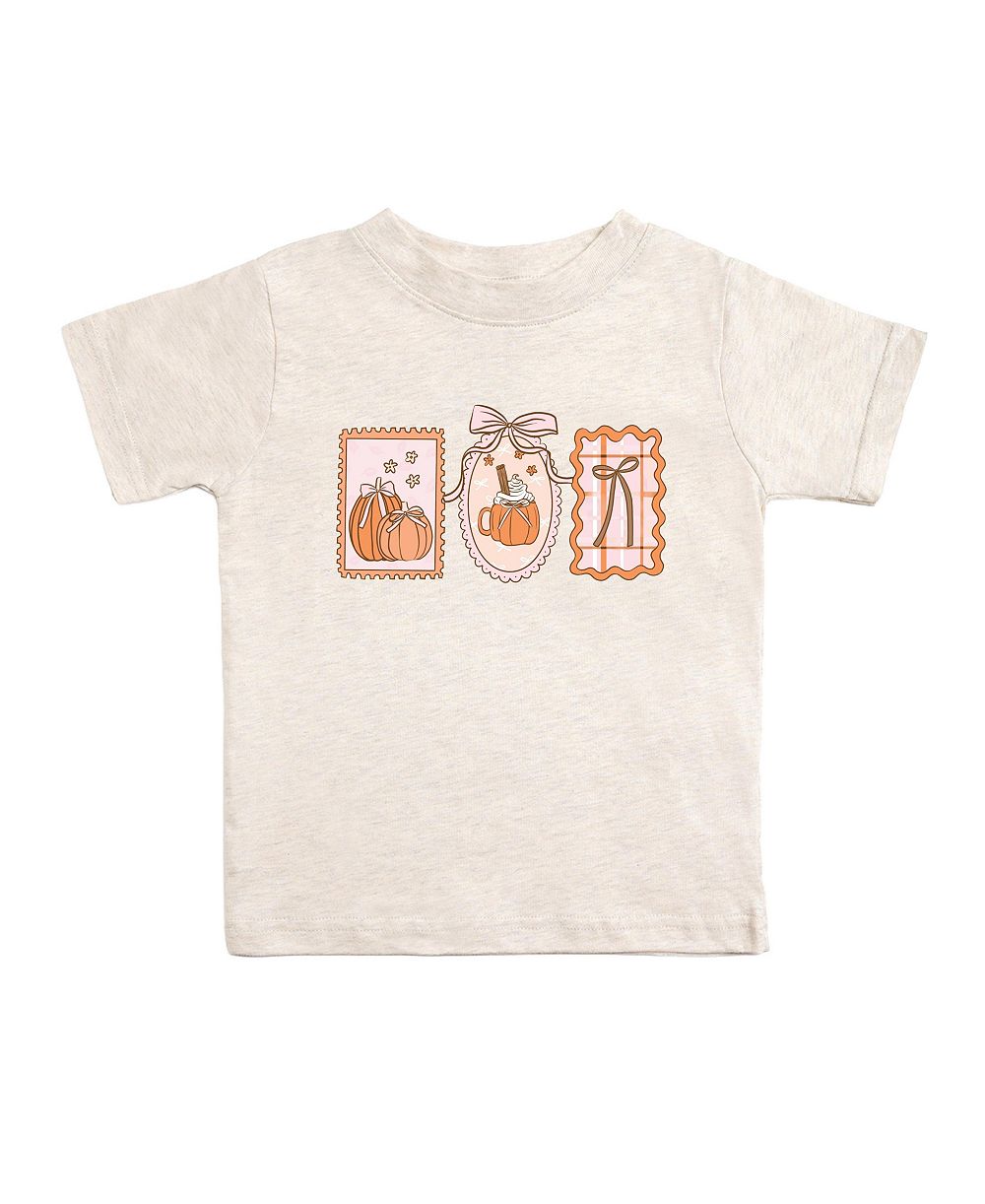 Детская футболка Sweet Wink Little Girls Pumpkin Cameo Short Sleeve