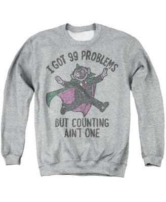 Sesame Street Men's Count 99 Problems Graphic Crewneck Sweatshirt