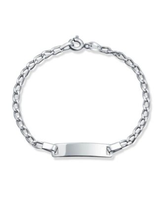 Bling Jewelry тонкий браслет-цепочка с именем из стерлингового серебра 925 пробы, маленький, на запястье