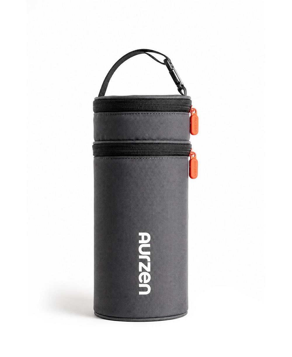 Aurzen Foam-Padded Dual-Use Handle Carrying Case for Mini Projectors