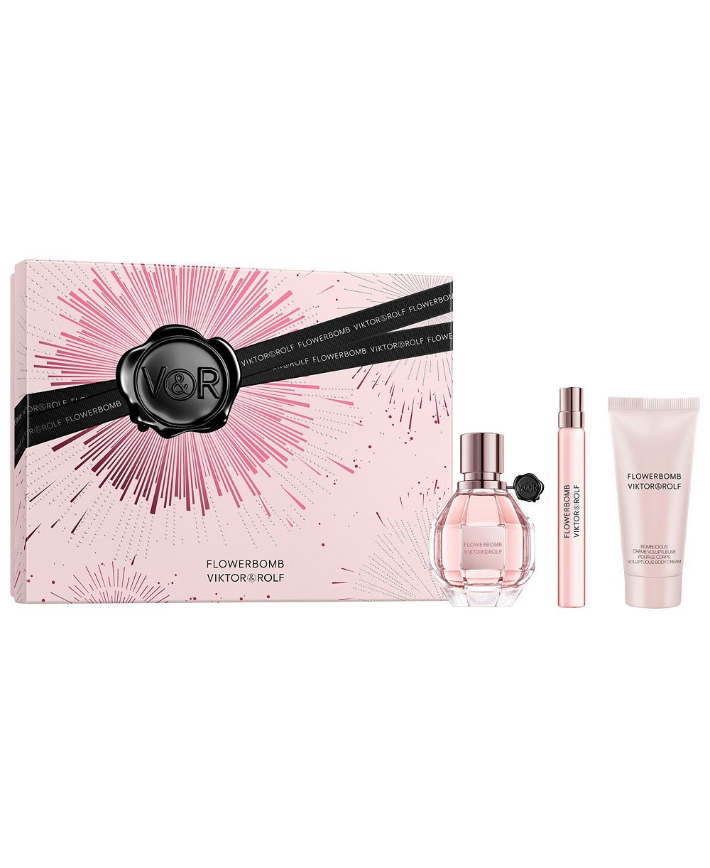 Viktor & Rolf 3-Piece Flowerbomb Parfum Gift Set