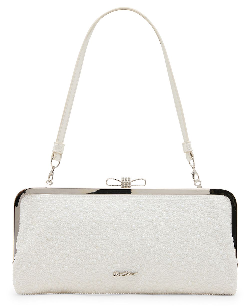 Betsey Johnson Imitation Pearl Small Shoulder Handbag