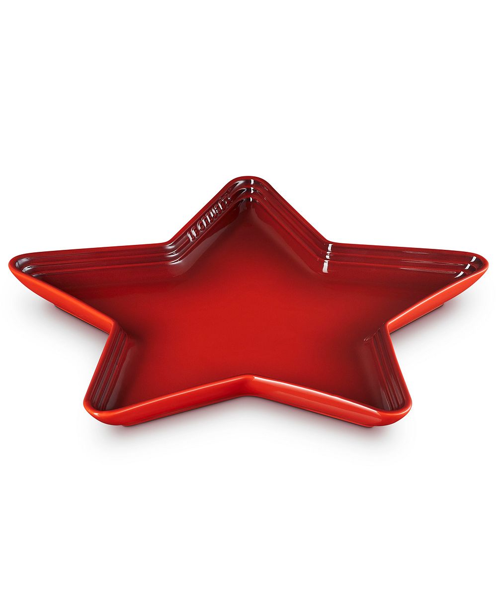 Le Creuset керамическая сервировочная тарелка 13.5" в форме звезды