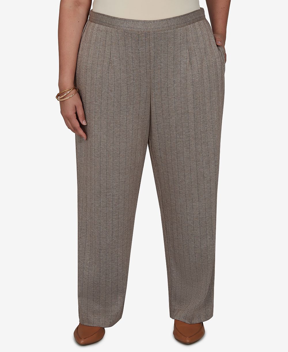 Alfred Dunner Plus Size Pull-On Dress Pants