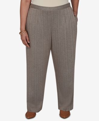 Брюки Alfred Dunner Plus Size с заниженной талией