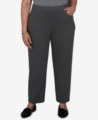 Брюки Alfred Dunner Plus Size Pull-On с завышенной талией